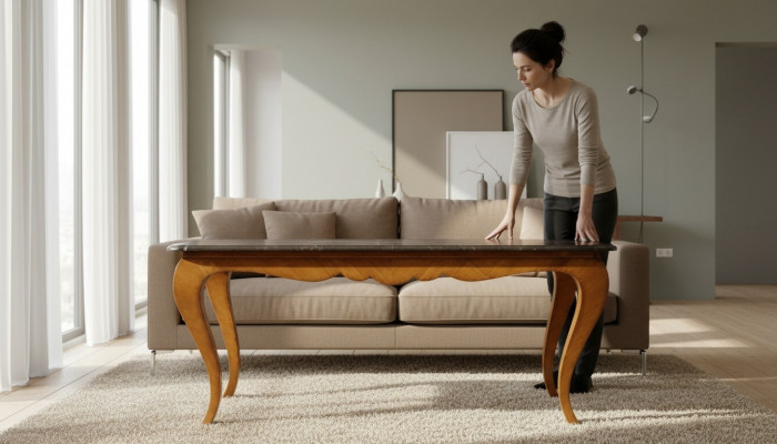 Stół obiadowy jadalnia Klasyczny Salon Kuchnia stoły Design Tabela Drewno