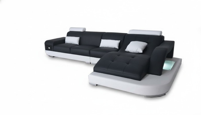 Narożnik Sofa Podkładka Tabela Kanapy Sofy Żywy krajobraz + USB Luxury Ustawić Narożnik