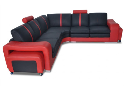 Nowoczesna Narożnikowa kanapa Podkładka Zestaw narożny Sofa Narożnik Ustawić + USB Żywy krajobraz