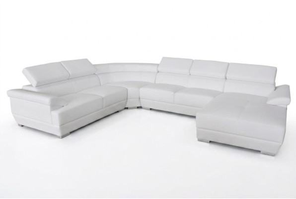 Sofa Narożnikowa kanapa Design Podkładka Narożnik Zestaw narożny Couch Żywy krajobraz UForm +USB