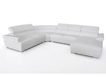 Sofa Narożnikowa kanapa Design Podkładka Narożnik Zestaw narożny Couch Żywy krajobraz UForm +USB