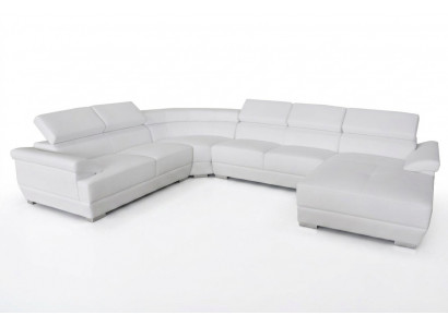 Sofa Narożnikowa kanapa Design Podkładka Narożnik Zestaw narożny Couch Żywy krajobraz UForm +USB
