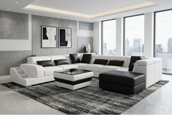 Modern Siedziba Podkładka Żywy krajobraz Living Room Couch Podkładka Narożnik USB UForm Nowość