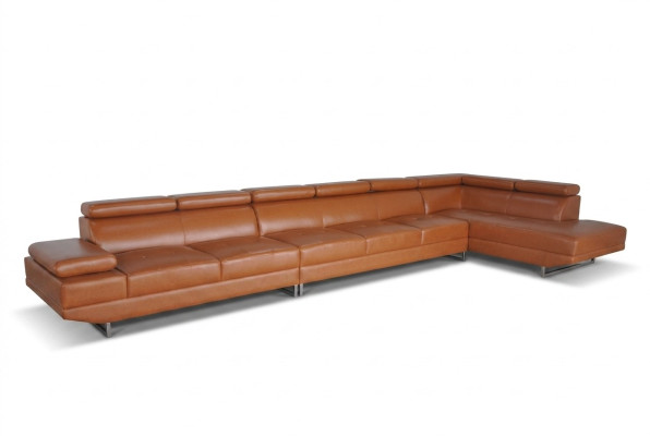 XXL Loung Dream Sofa Kanapa Podkładka Siedziba Ustaw Żywy krajobraz Skóra Narożnik +USB