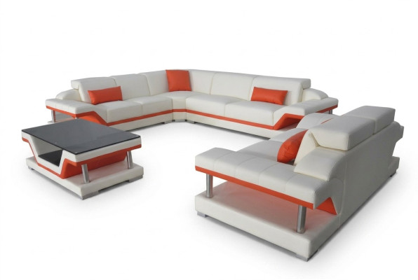 Nowoczesna Narożnik kanapa Podkładka Zestaw narożny Żywy krajobraz Sofa Narożnik Ustawić + USB