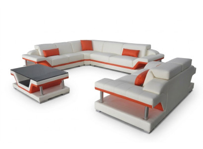 Nowoczesna Narożnik kanapa Podkładka Zestaw narożny Żywy krajobraz Sofa Narożnik Ustawić + USB