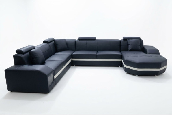 Sofa Narożnikowa kanapa Design Podkładka Narożnik Kanapa Żywy krajobraz Zestaw narożny UForm +USB