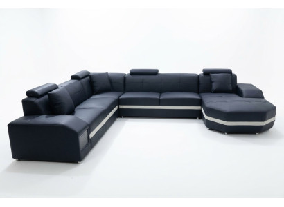 Sofa Narożnikowa kanapa Design Podkładka Narożnik Kanapa Żywy krajobraz Zestaw narożny UForm +USB