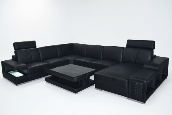 Narożnik kanapa Design Podkładka Zestaw narożny sofa Żywy krajobraz Couch Tabela USB