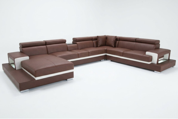 Design Skóra Podkładka Siedziba Pokój Living Sofa Narożnik Couch z USB Designer Ustawić
