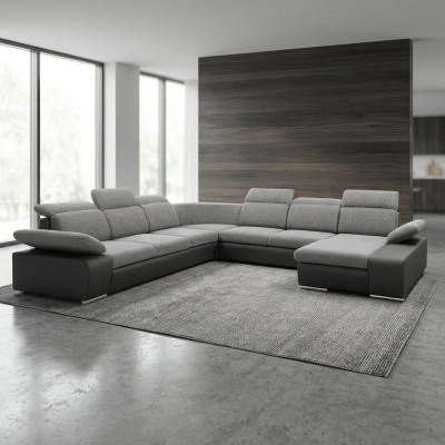 Narożnik kanapa Kształt U z funkcją spania Narożnikowa kanapa Żywy krajobraz Sofa Couch Nowość