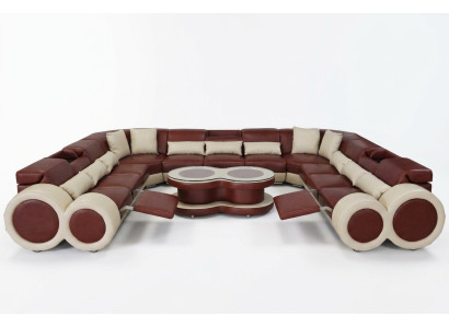 Żywy krajobraz Sofa Couch Podkładka Siedziba Narożnik Ustaw Designer Couches Sofy + USB