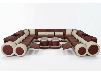 Żywy krajobraz Sofa Couch Podkładka Siedziba Narożnik Ustaw Designer Couches Sofy + USB