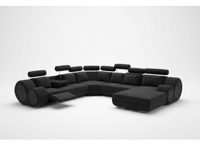 Sofa z USB Designer Żywy krajobraz Kształt U Couch Narożnikowa kanapa Podkładka Ustawić Nowość