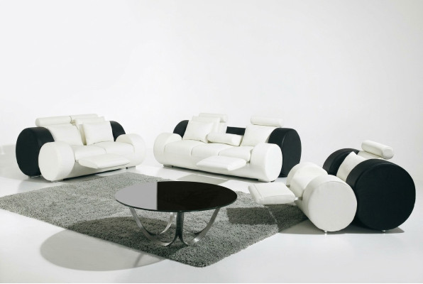 SOFA SKÓRZANA Skóra KANAPA Ustawić 3+2+1 miejsce siedzące ZESTAW TAPICEROWANY SOFA PROJEKTANTOWA NOWOŚĆ