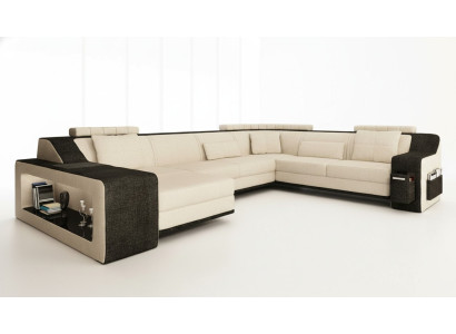 Nowoczesny Żywy krajobraz Podkładka Narożnikowa kanapa Sofa Kanapa Narożnik Ustawić Włókienniczy Sofy +USB
