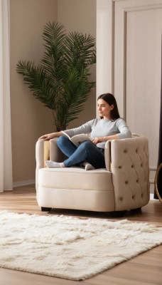 Pokój dzienny Luksusowy Fotel Nowoczesny jednoosobowy design Chesterfield 1er Włochy Meble