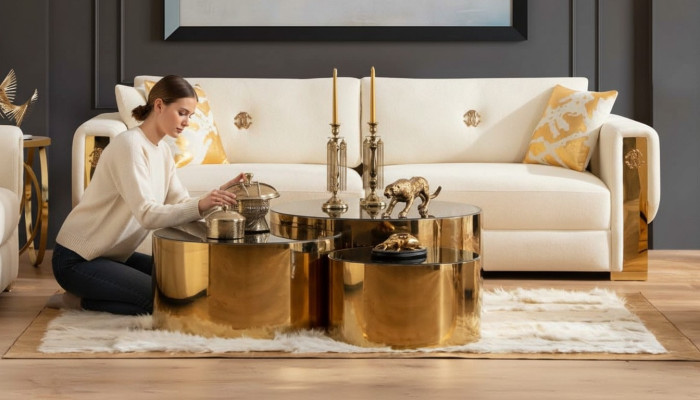 Sofa Trzyosobowa Podkładka Design Sofa Nowoczesna 3-osobowa Siedziba Sofy Meble do Salonu Nowe