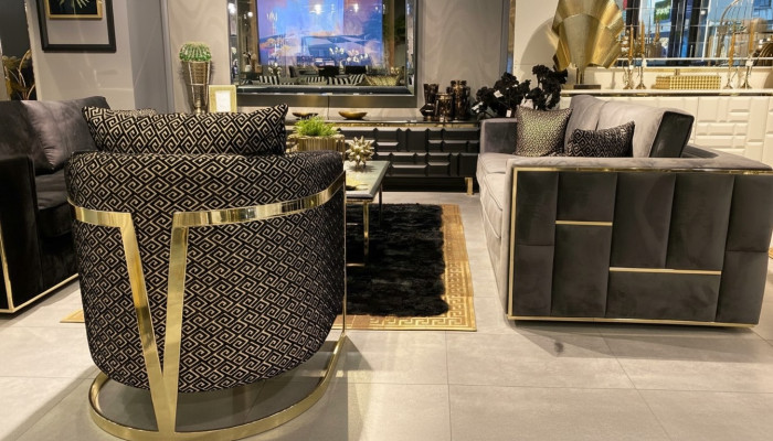 Design Fotel Luxury Classic Modern Oparcie Włókienniczy 1 miejsce do siedzenia Meble Sofa Jednoosobowa
