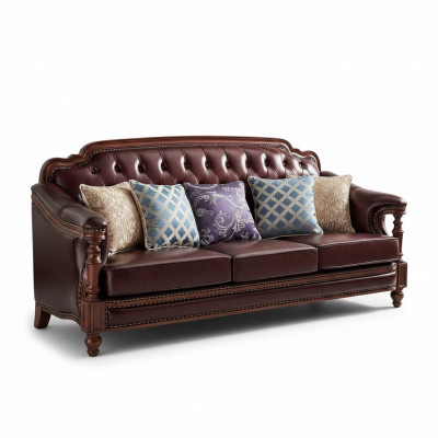 Kanapa trzyosobowa Chesterfield Podkładka sofa Sofy klasyczne Pokój