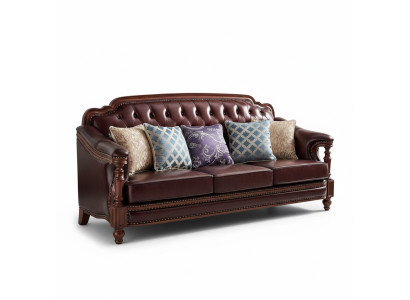 Kanapa trzyosobowa Chesterfield Podkładka sofa Sofy klasyczne Pokój
