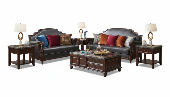 Sofa Zestaw sofowy 3+2 miejsce do siedzenia Zestaw Design Couch Classic Ustaw