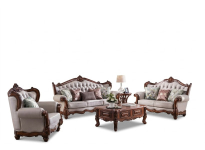 Zestaw sofowy 3+2+1 miejsce do siedzenia Grupa Sofa Fotel Sofas Classic Set