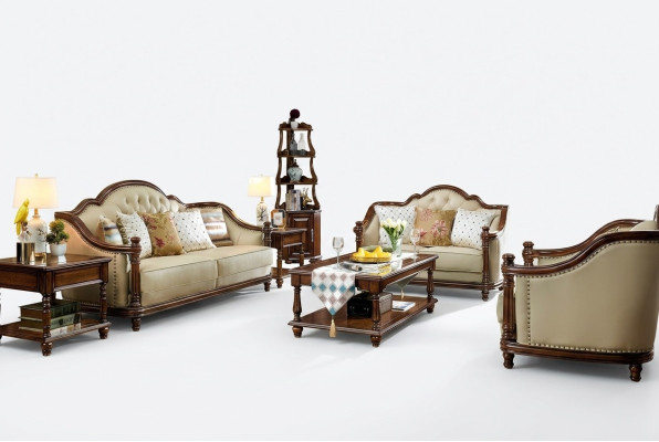 Zestaw sofowy 3+2+1 miejsce do siedzenia Sofa Couch Ustawić Skóra Couches Classic