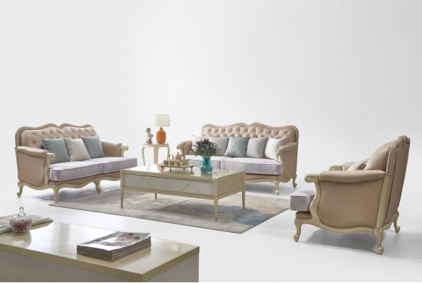 Rosa Meble Zestaw sofowy sofa 3 2 1 miejsce do siedzenia salon 3-częściowy.