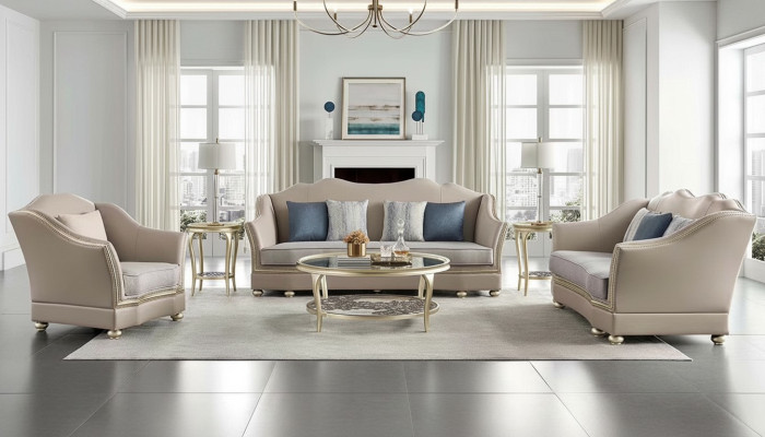 Zestaw sofowy 3+2+1 designerska sofa kanapy Siedziba zestaw Ustaw tapicerowaną sofę