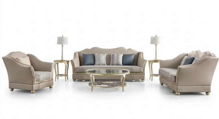 Zestaw sofowy 3+2+1 designerska sofa kanapy Siedziba zestaw Ustaw tapicerowaną sofę