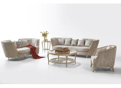 Meble Hotelowe Zestaw mebli sofowy Sofa materiałowa Classic Couch 321