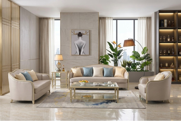 Set Design Sofy Zestaw sofowy 3+2+1 miejsce do siedzenia Kanapy Materiał Nowoczesna Sofa