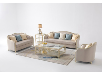 Set Design Sofy Zestaw sofowy 3+2+1 miejsce do siedzenia Kanapy Materiał Nowoczesna Sofa