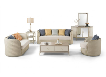 Sofa materiałowa Zestaw sofowy 3+2+1 miejsce do siedzenia zestaw designerska sofa kanapy nowoczesna