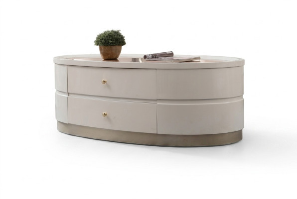 Stolik kawowy stoły do ​​salonu Drewno stolik kawowy Design Biały