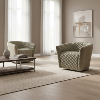 Fotel Siedziba miejsce siedzące Design Living Room Podkładka Drewno Podkładka Modern Luxury Grey Nowość