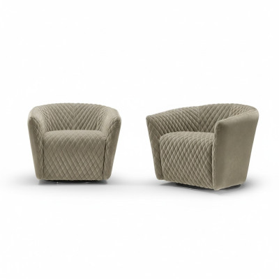 Fotel Siedziba miejsce siedzące Design Living Room Podkładka Drewno Podkładka Modern Luxury Grey Nowość