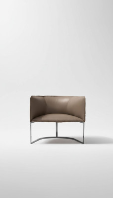 Luksusowe meble Design Szary Prianera Style Design Skóra Fotel Living Room Lounge