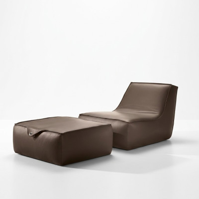 Design Fotel Stołek Luksusowa Sofa Jednoosobowa Nowoczesna Szara Skóra Meble Jednoosobowa Prianera