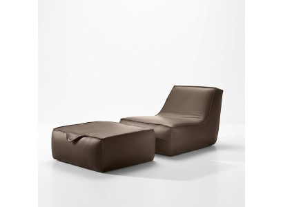 Design Fotel Stołek Luksusowa Sofa Jednoosobowa Nowoczesna Szara Skóra Meble Jednoosobowa Prianera