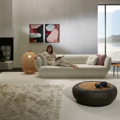 Luksusowa trzyosobowa sofa Biała 3 miejsce do siedzenia sofy design nowoczesny design meble kanapy