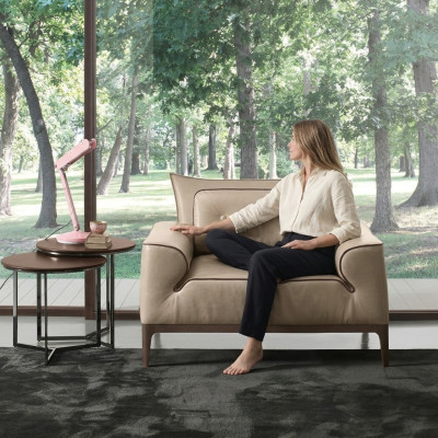 Fotel Siedziba Nowoczesny Design Nowoczesna Skóra Jednoosobowa Relaks Styl Luksusowe Meble Nowe