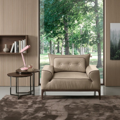 Fotel Siedziba Nowoczesny Design Nowoczesna Skóra Jednoosobowa Relaks Styl Luksusowe Meble Nowe