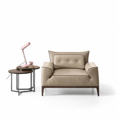 Fotel Siedziba Nowoczesny Design Nowoczesna Skóra Jednoosobowa Relaks Styl Luksusowe Meble Nowe