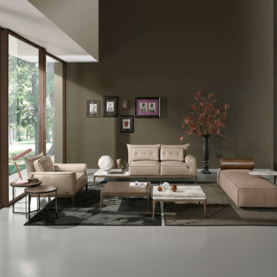 Zestaw sofowy Prianera Design Sofa Fotel Podkładka Kanapy 3-częściowa. Ustaw szezlong