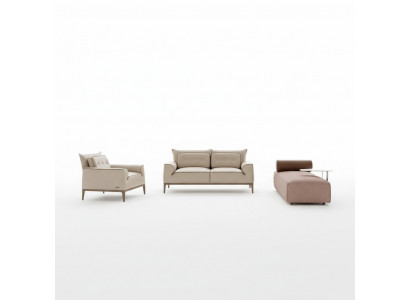 Zestaw sofowy Prianera Design Sofa Fotel Podkładka Kanapy 3-częściowa. Ustaw szezlong