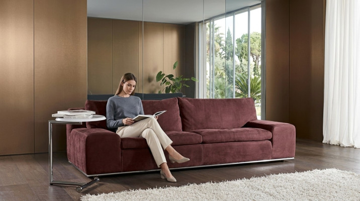 Sofa 3 miejsce do siedzenia Nowoczesna kanapa Podkładka Sofy Design Sofa Trzyosobowa Siedziba Prianera