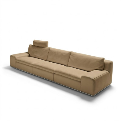Sofa 4 miejsce do siedzenia Duża kanapa xxl sofy kanapy projekt salonu czteroosobowa PRIANERA