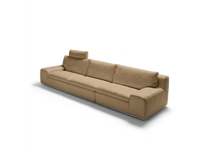 Sofa 4 miejsce do siedzenia Duża kanapa xxl sofy kanapy projekt salonu czteroosobowa PRIANERA